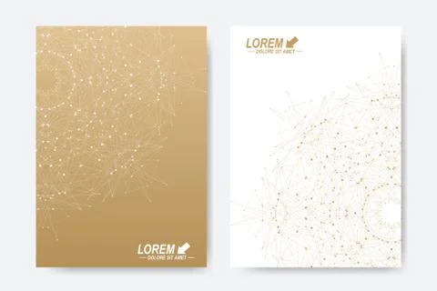 Modern vector template for brochure, Leaflet, flyer, cover, magazine or annual Stock Illustration