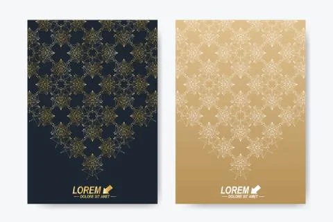 Modern vector template for brochure, Leaflet, flyer, cover, magazine or annual Stock Illustration