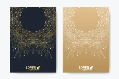 Modern vector template for brochure, Leaflet, flyer, cover, magazine or annual Stock Illustration