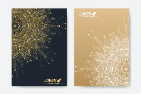 Modern vector template for brochure, Leaflet, flyer, cover, magazine or annual Stock Illustration