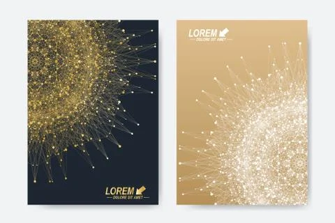 Modern vector template for brochure, Leaflet, flyer, cover, magazine or annual Stock Illustration