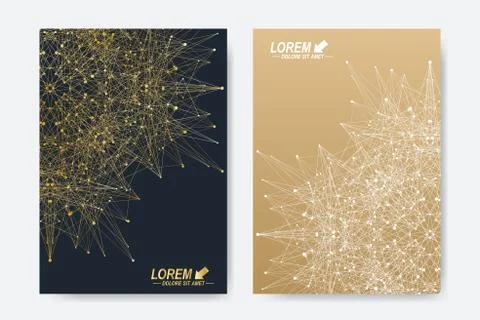Modern vector template for brochure, Leaflet, flyer, cover, magazine or annual Stock Illustration