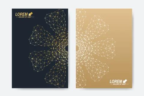 Modern vector template for brochure, Leaflet, flyer, cover, magazine or annual Stock Illustration