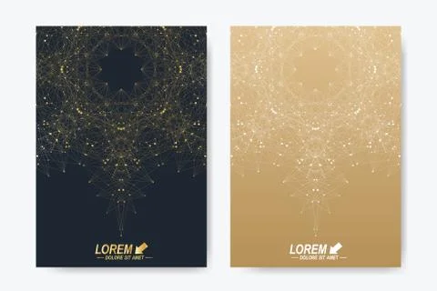 Modern vector template for brochure, Leaflet, flyer, cover, magazine or annual Stock Illustration