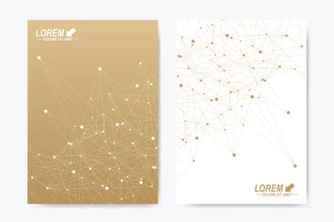 Modern vector template for brochure, Leaflet, flyer, advert, cover, magazine or 스톡 일러스트