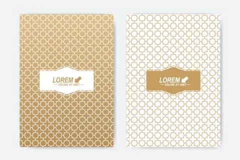 Modern vector template for brochure Leaflet flyer advert cover magazine or Stock Illustration