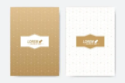 Modern vector template for brochure, Leaflet, flyer, cover, booklet, magazine or Stock Illustration