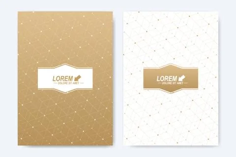 Modern vector template for brochure, Leaflet, flyer, cover, booklet, magazine or Stock Illustration