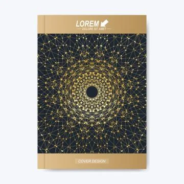 Modern vector template for brochure, leaflet, flyer, cover, magazine or annual Stock Illustration