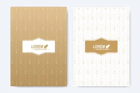Modern vector template for brochure, Leaflet, flyer, cover, booklet, magazine or Stock Illustration