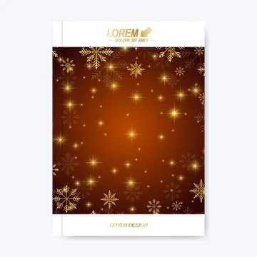 Modern vector template for brochure, leaflet, flyer, cover, magazine or annual Stock Illustration