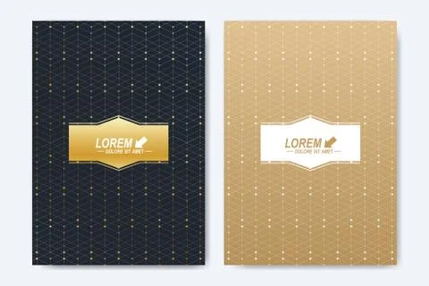 Modern vector template for brochure, Leaflet, flyer, cover, booklet, magazine or Stock Illustration