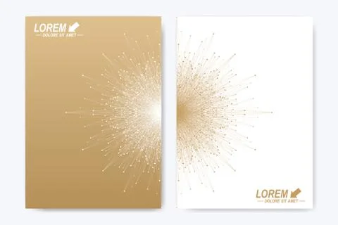 Modern vector template for brochure leaflet flyer cover catalog magazine or Stock Illustration