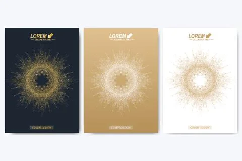 Modern vector template for brochure, leaflet, flyer, cover, catalog, magazine or Stock Illustration