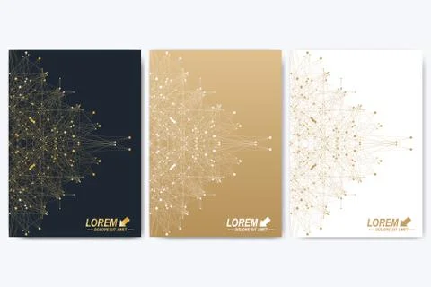 Modern vector template for brochure, leaflet, flyer, cover, catalog, magazine or Stock Illustration