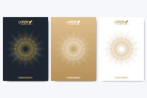 Modern vector template for brochure, leaflet, flyer, cover, catalog, magazine or Stock Illustration