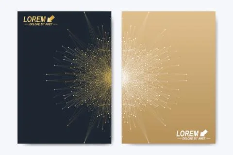 Modern vector template for brochure, leaflet, flyer, cover, catalog, magazine or Stock Illustration