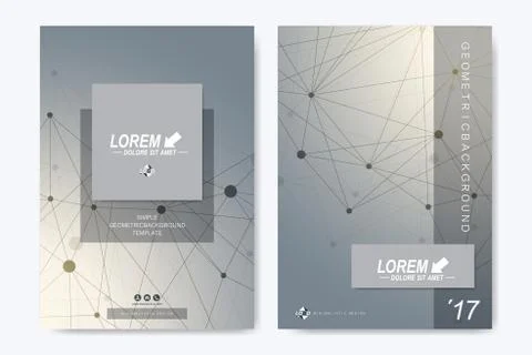 Modern vector template for brochure, Leaflet, flyer, advert, cover, catalog Stock Illustration