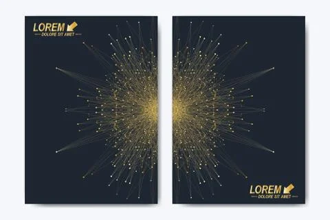 Modern vector template for brochure, leaflet, flyer, cover, catalog, magazine or Stock Illustration