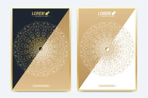 Modern vector template for brochure, leaflet, flyer, cover, catalog, magazine or Stock Illustration