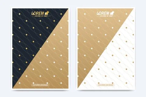 Modern vector template for brochure, Leaflet, flyer, cover, booklet, magazine or Stock Illustration