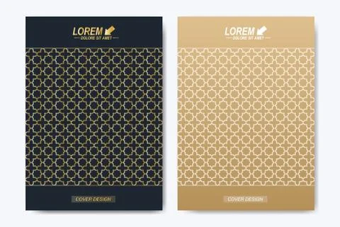 Modern vector template for brochure, Leaflet, flyer, advert, cover, magazine or Stock Illustration