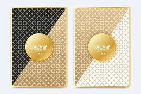 Modern vector template for brochure, Leaflet, flyer, advert, cover, magazine or Stock Illustration