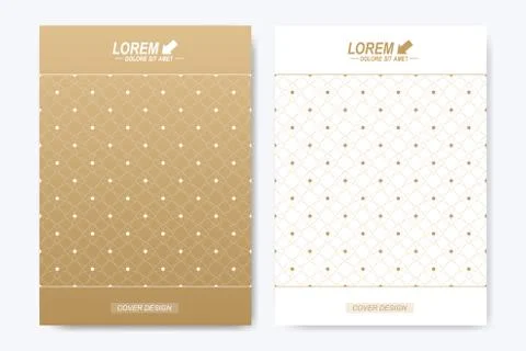 Modern vector template for brochure, Leaflet, flyer, advert, cover, magazine or Stock Illustration