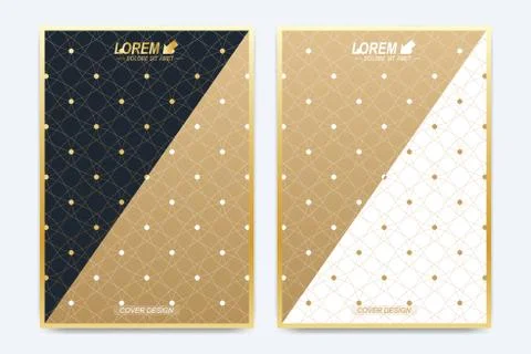 Modern vector template for brochure, Leaflet, flyer, cover, booklet, magazine or Stock Illustration