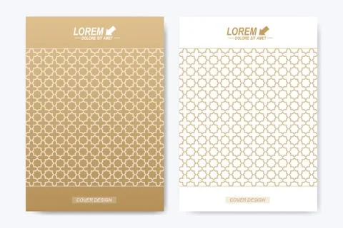 Modern vector template for brochure, Leaflet, flyer, advert, cover, catalog Stock Illustration