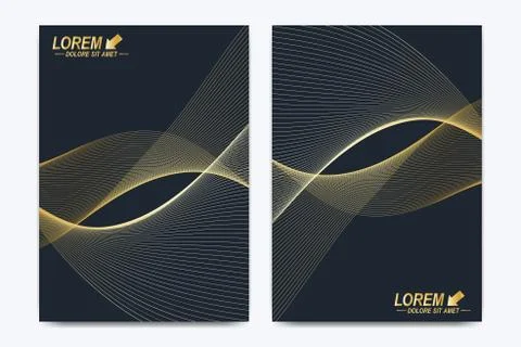 Modern vector template for brochure, leaflet, flyer, cover, catalog, magazine or Stock Illustration