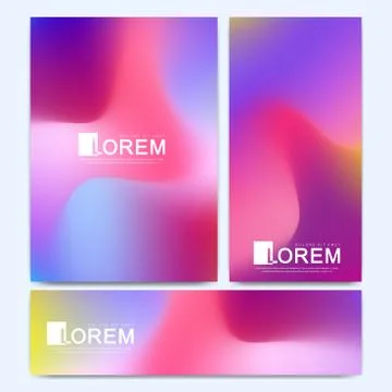 Modern vector template for brochure Leaflet flyer advert cover catalog magazine Stock Illustration