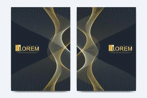 Modern vector template for brochure, leaflet, flyer, cover, catalog, magazine or Stock Illustration