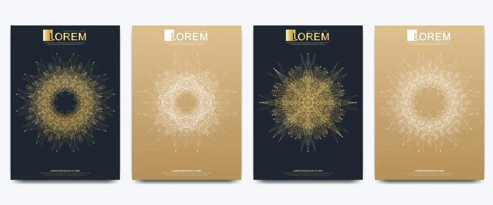 Modern vector template for brochure, leaflet, flyer, cover, catalog, magazine or Stock Illustration
