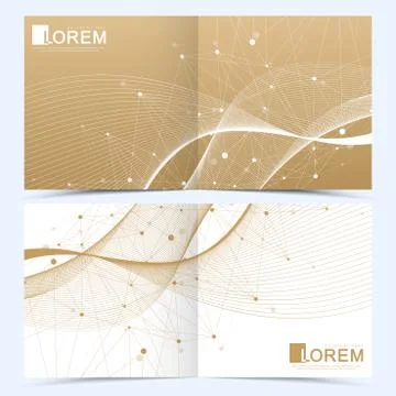 Modern vector template for brochure, leaflet, flyer, cover, catalog, magazine or Stock Illustration