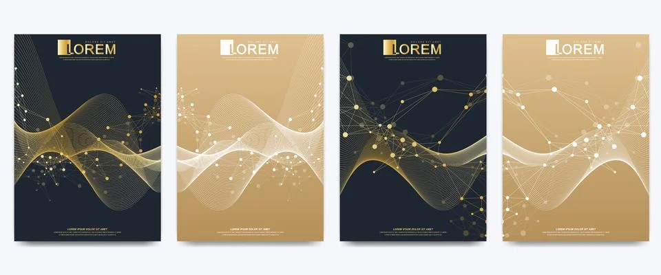 Modern vector template for brochure, Leaflet, flyer, advert, cover, catalog イラスト素材