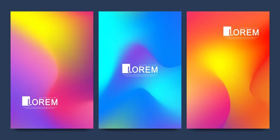 Modern vector template for brochure leaflet flyer cover banner catalog in A4 Stock Illustration