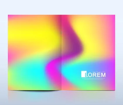 Modern vector template for brochure leaflet flyer cover banner catalog in A4 Stock Illustration