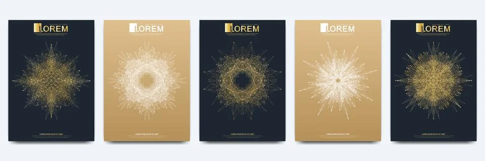 Modern vector template for brochure leaflet flyer cover catalog magazine or Stock Illustration