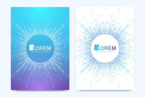 Modern vector template for brochure, leaflet, flyer, cover, banner, catalog Stock Illustration