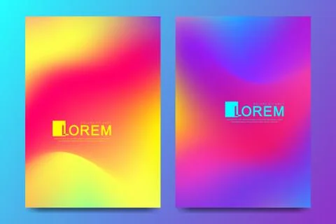 Modern vector template for brochure, leaflet, flyer, cover, catalog in A4 size Stock Illustration