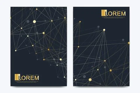 Modern vector template for brochure, leaflet, flyer, cover, banner, catalog,  Stock Illustration