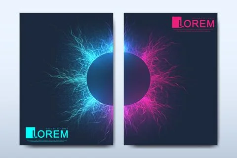 Modern vector template for brochure, leaflet, flyer, cover, banner, catalog Stock Illustration