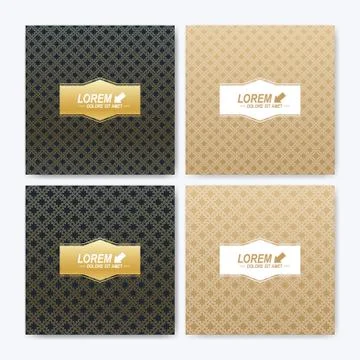 Modern vector template for square brochure, Leaflet, flyer, cover, booklet Stock Illustration