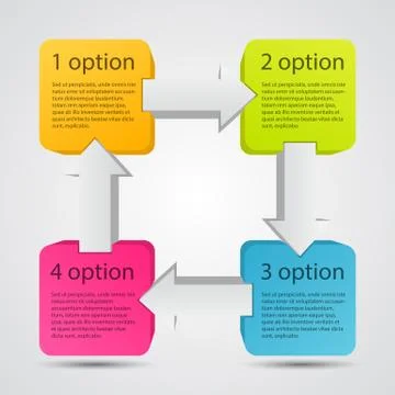 Modern vector template for your business project Stock Illustration