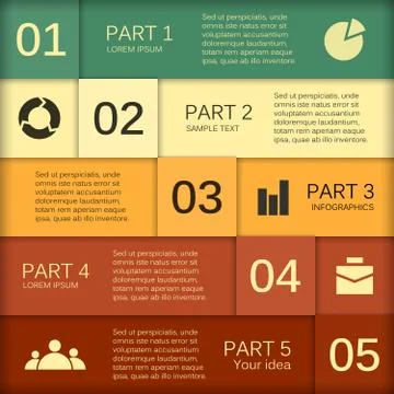 Modern vector template for your business project Stock Illustration