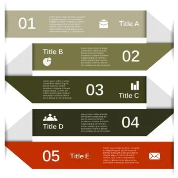 Modern vector template for your business project Stock Illustration