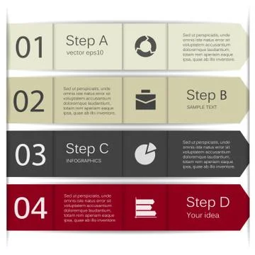 Modern vector template for your business project Stock Illustration