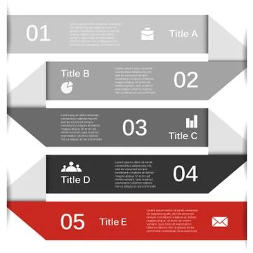 Modern vector template for your business project Stock Illustration