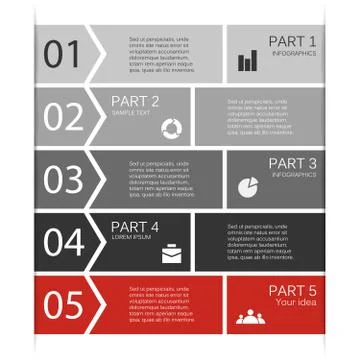 Modern vector template for your business project Stock Illustration